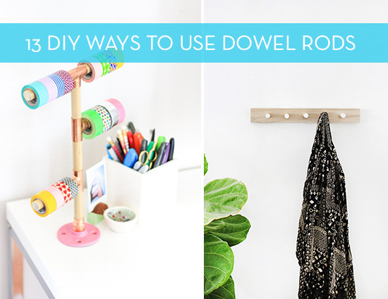 13 DIY Ways to Use Wooden Dowel Rods - Curbly